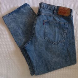 Levi's 501 Acid Wash Button Fly Jeans Men's Size 42x30 $20