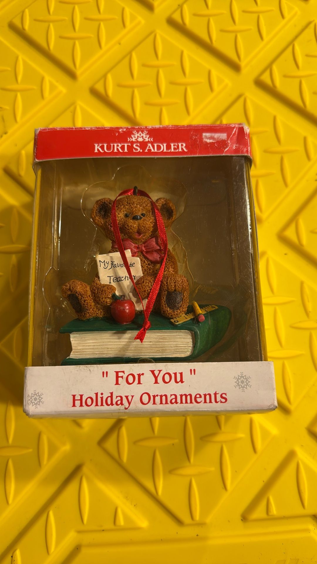 My Favorite Teacher Ornament Kurt Adler