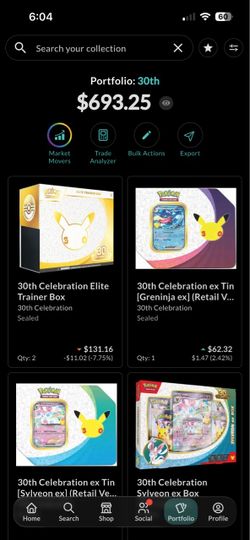30th Pokemon lot