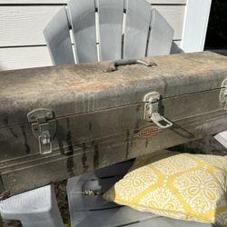 Vintage Craftsman Metal Toolbox
