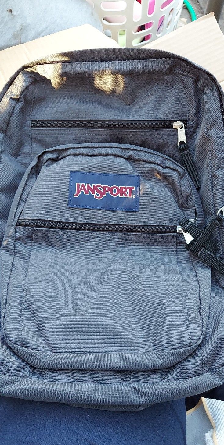 Gray Jansports Backpack