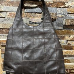 Vintage Chanel Tote Leather Bag Large Size Extra Long Tassel