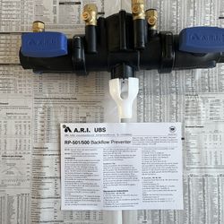 Plumbing Valve, Back Flow Preventer