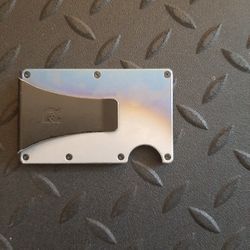 Ridge Wallet Titanium Money Clip Burnt