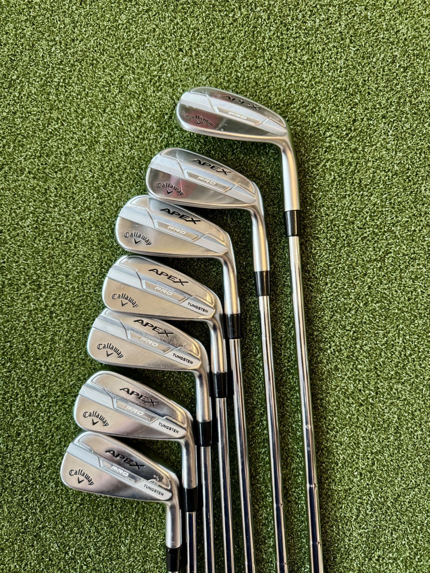 Callaway Apex Pro 21 Irons- S Flex- 4-PW Standard Length