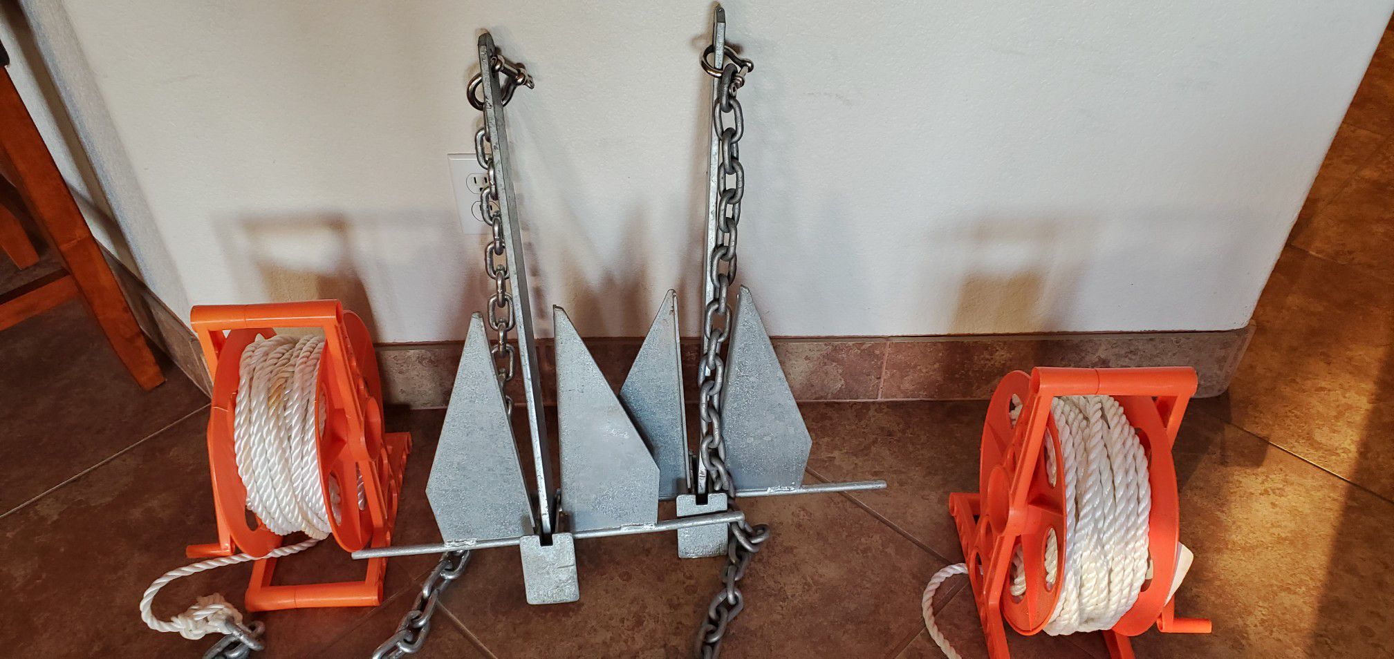 FORTRESS ALUMINUM ANCHOR READY FOR SPRING FISHING 
