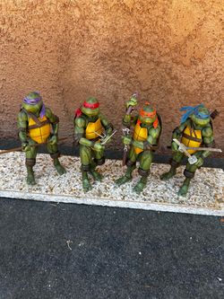 Neca Turtle Ninjas All Four (NO BOX SOLD AS IS)