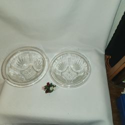 Vintage Depression Glass Nesting Bowls 