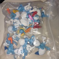 Figuras De Los Pitufos 