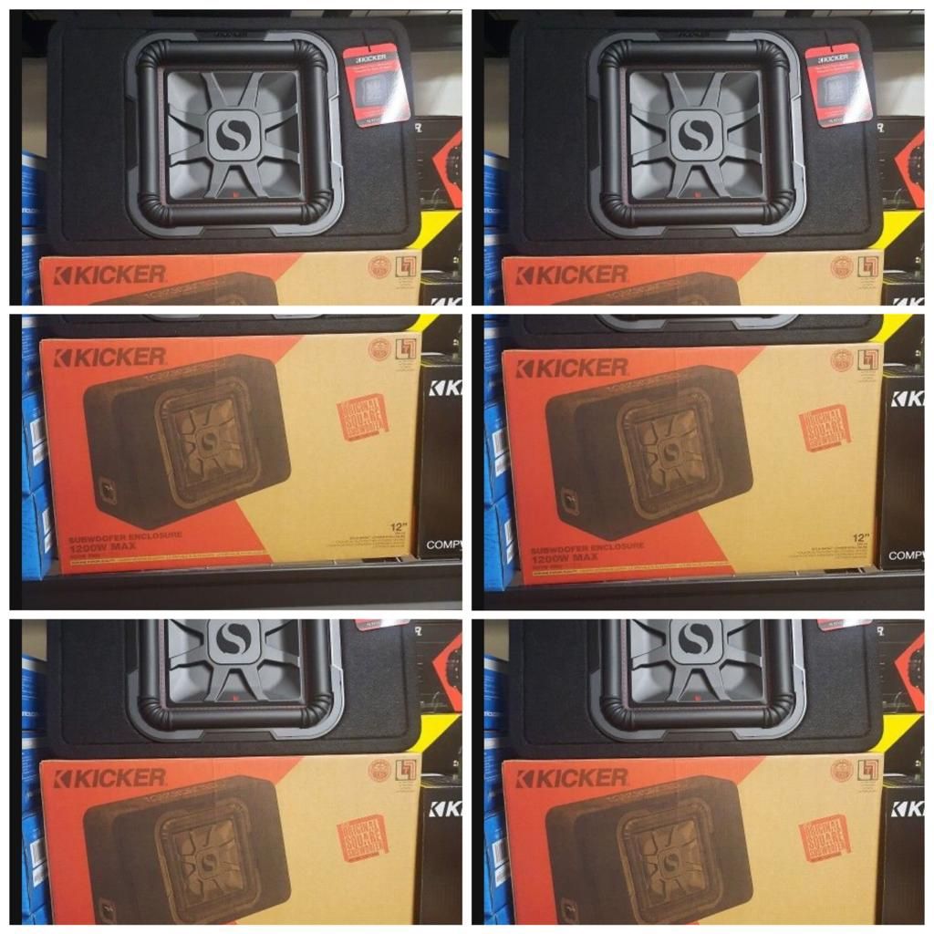 Brand New Subwoofers Kicker L7t 12” With Slim Boxes for Sale in Phoenix
