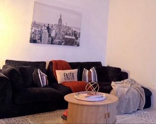 Couch with Ottoman