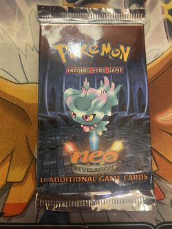 Pokemon Neo Revelation 1st Edition HEAVY Booster Pack Brand New/Sealed!  Misdreavus Pack Art for Sale in Tampa, FL - OfferUp
