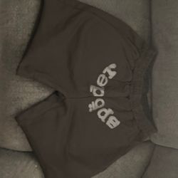 SP5DER Phanton Black Shorts Size medium 