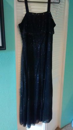 Black Sparkly dress Size 20