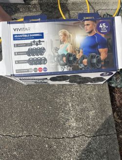 Vivitar Adjustable Dumbbell Set 