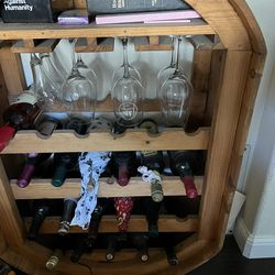 Wine Rack Rustic Pine Wine Rack