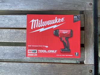 Milwaukee M18 Lithium-Ion Cordless Compact Heat Gun. Brand NEW. Tool Only. NUEVO