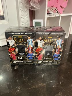 Panini Select 2025-26 Soccer Trading Cards Blaster Box (x2)