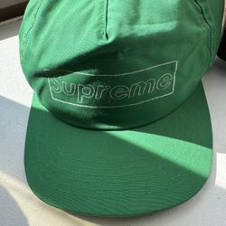 Supreme Kaws Green SnapBack Box Logo 