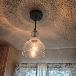 Glass Pendant Lighting Fixture
