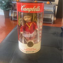 New Cambells Soup Collectible Doll