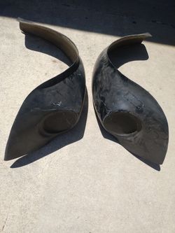 Vw bug 67 and up fiberglass flared front fenders $100 for the pair new