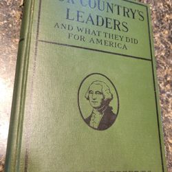 Book Our Country's Leaders vintage hardcover