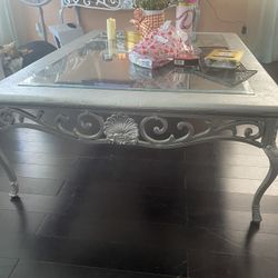 Wrought Iron Coffee Table And Tv Stand