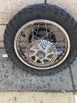 Rear Mini Bike Wheel