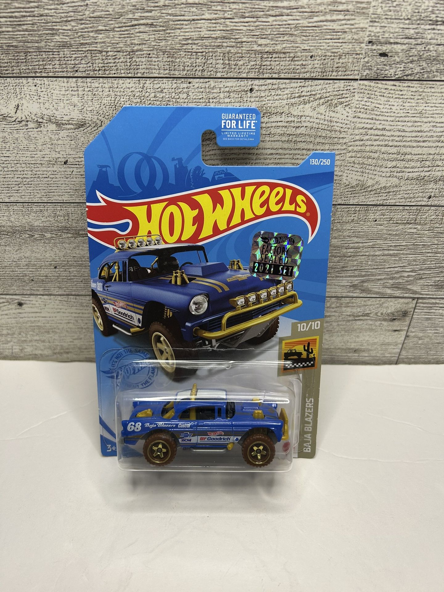 Hot Wheels Factory Sealed Blue ‘2020 Chevy Big - Air Bel - Air / BaJa Blazers • Die Cast Metal • Made is Malaysia