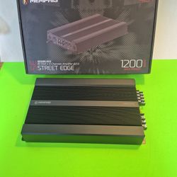 MEMPHIS 1200 WATTS 4 CHANNEL BUILT IN CROSSOVER CAR AMPLIFIER ( BRAND NEW PRICE IS LOWEST INSTALL NOT AVAILABLE )