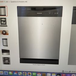 New Frigidaire 24 In.stainless Steel Front Control Smart Built_in Dishwasher