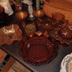 Vtg Mcm glasware pottery and ceramics