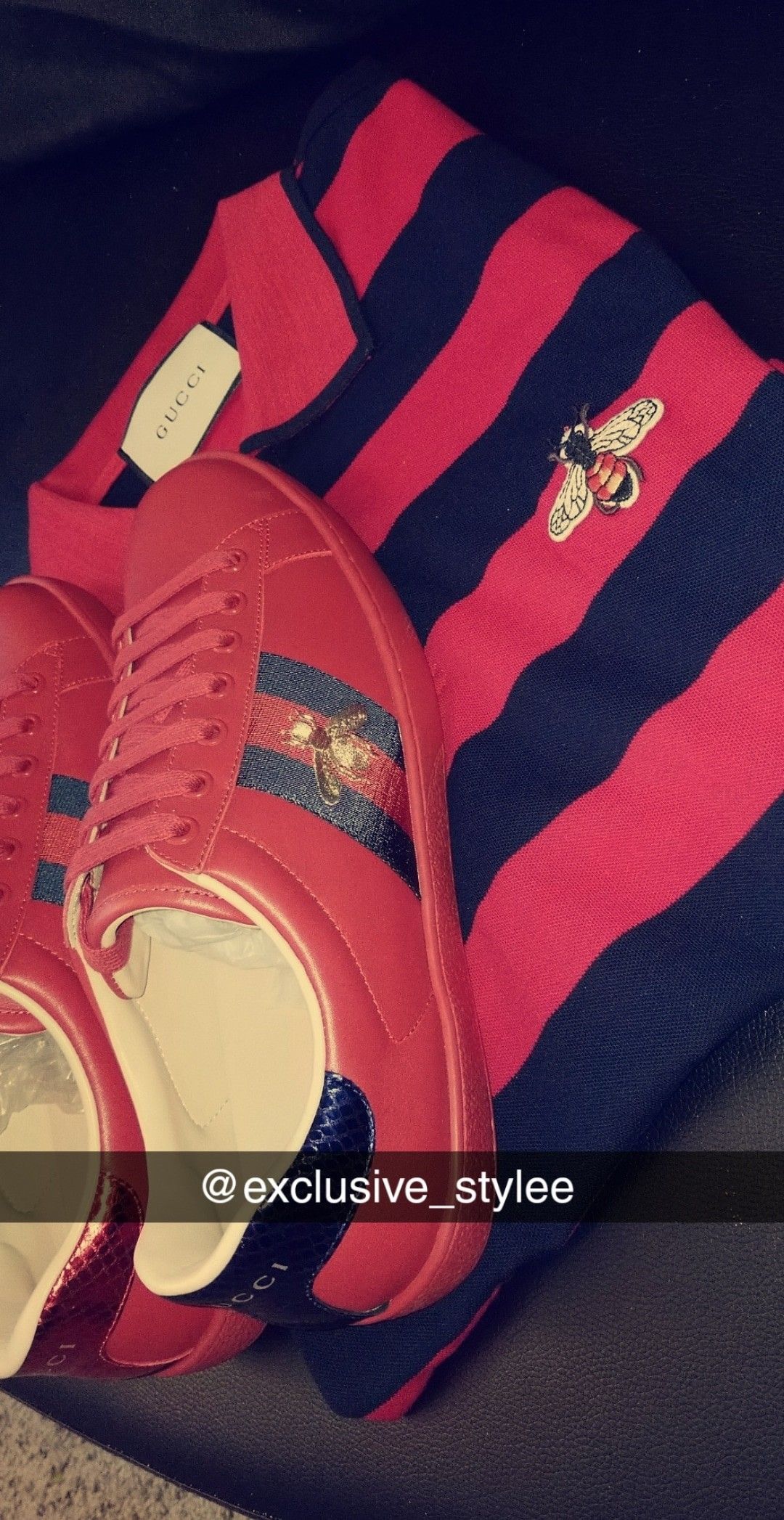 Gucci combo set Shirt/Sneakers