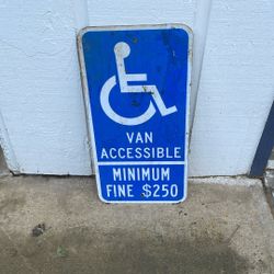 Handicap Sign