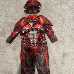Red Power Ranger Size 3