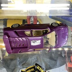 purple toy car