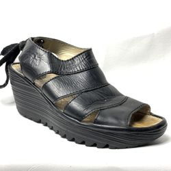 Fly London wedge sandals women’s size 36