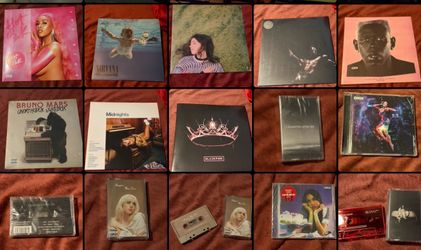 VINYLS, CDS, CASSETTES (READ DESCRIPTION)