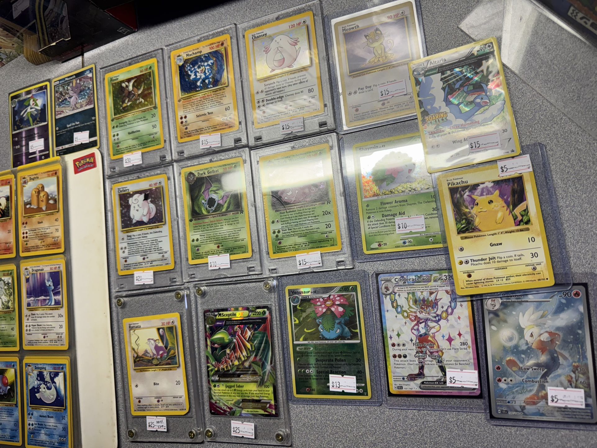 Pokemon Card Vintage And Singles Holographic 