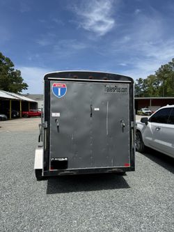 7x12 frame 6x10.5 box Interstate Victory Enclosed Cargo Trailer - Brand New Tires clean title