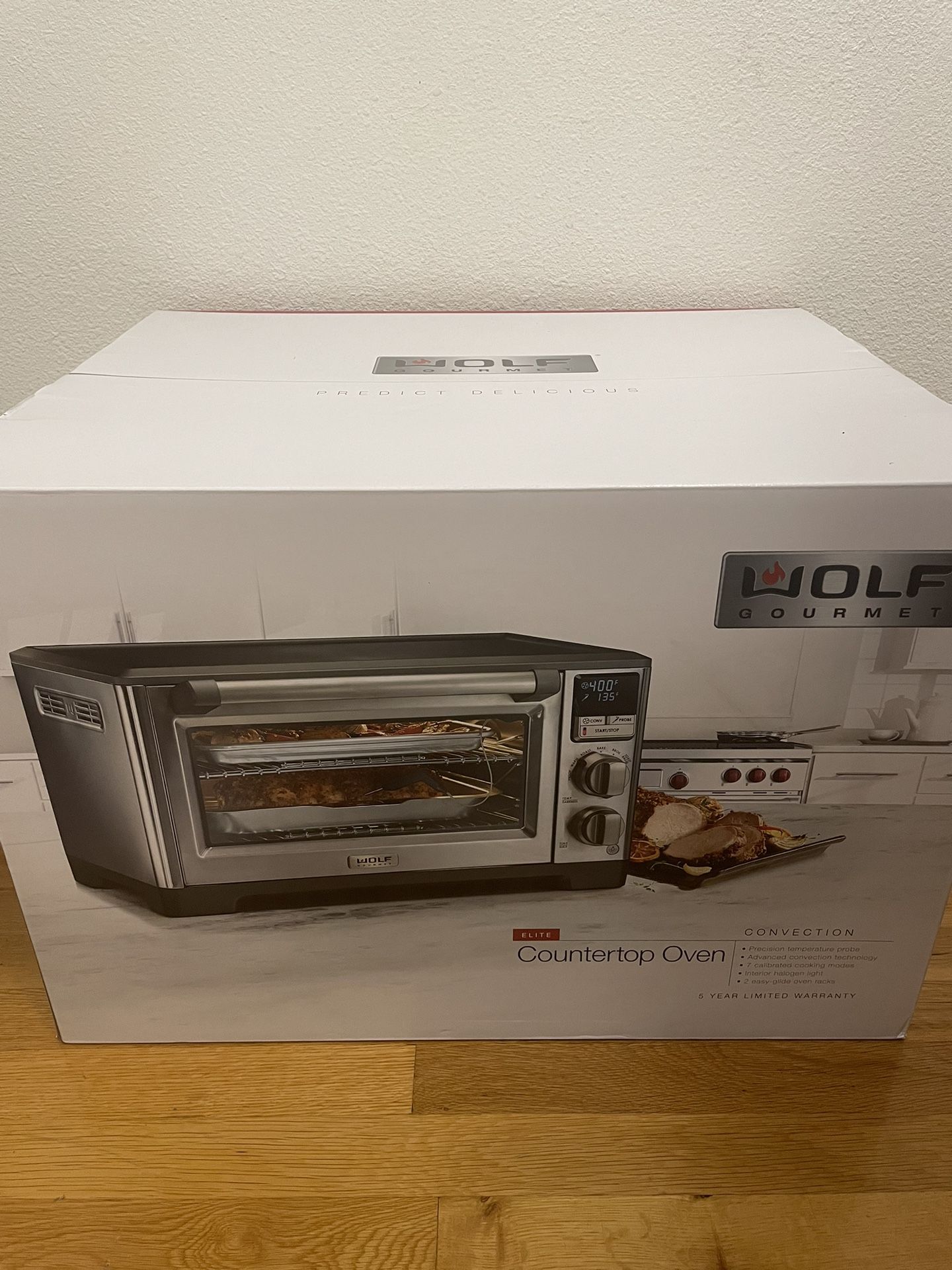 Wolf Gourmet Elite Countertop Oven with Convection, Brand New in Sealed Box!