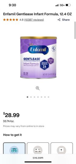 9 cans baby formula