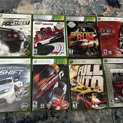 Racing Games Set Xbox 360