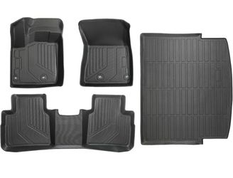 All Weather Floor Mats & Cargo Liner for Nissan Rogue 2021-2026 TPE Full Set Black