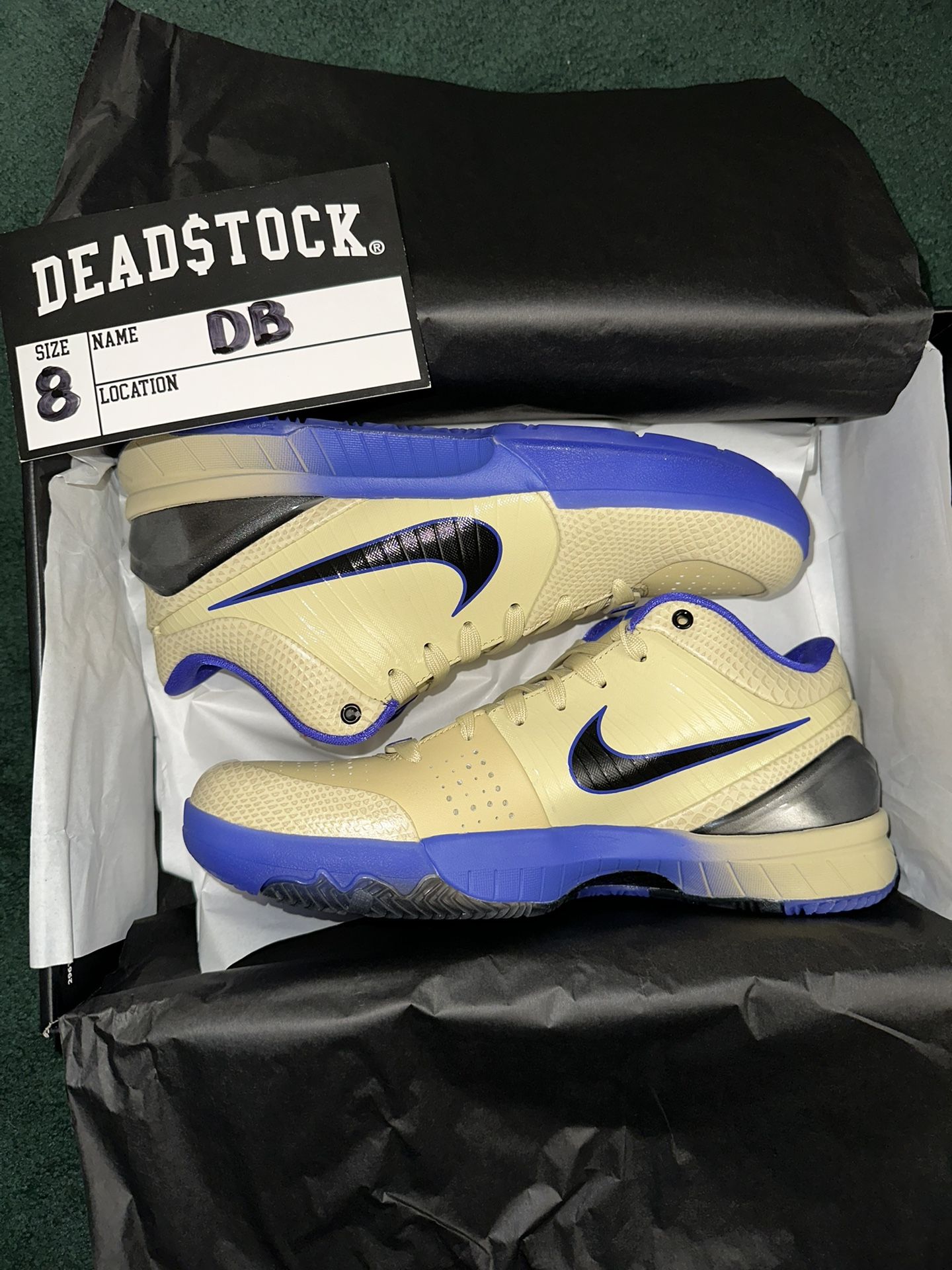 Nike Kobe 4 Protro FC Barcelona Team Gold Size 8