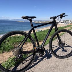 Cannondale lefty urban 1  27 speed m-L lightweight aluminum frame with mechanical disc brakes