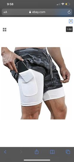 New Shorts Active Sport Shorts 2in1 With pockets