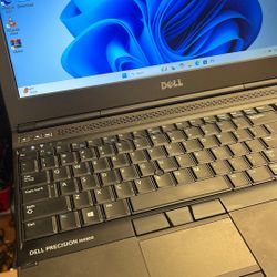 Gaming Dell Precision M4800 Corei7 4th Gen. 16gb Ram 256gb SSD Win 11pro NVidia Gpu