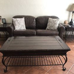 Coffee table and 2 end tables